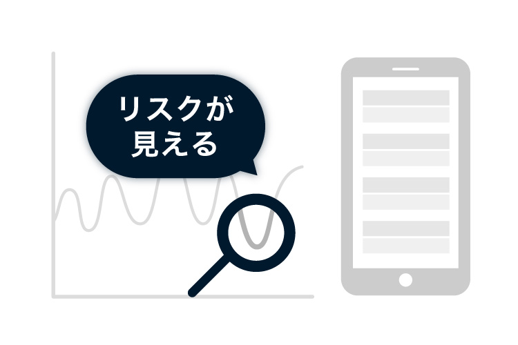 「リスクの見える化」はトラリピ運用試算表で