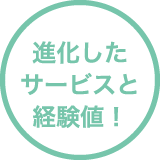 進化したサービスと経験値